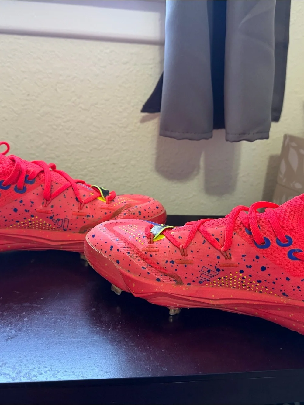 Mens Adidas Adizero Electric+ 2.0 Shades baseball cleats
